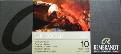 Zestaw farb olejnych Rembrandt Talens 10 tu a 15 ml opakowa1